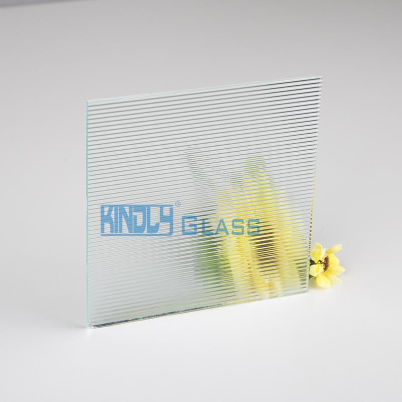 Vidrio flutelita B enrollado transparente W=3mm